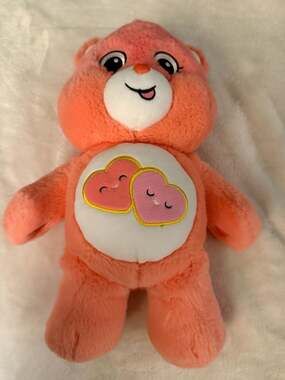 Basic Fun Care Bears Love-a-Lot Bear Pink Plush Stuffed Animal